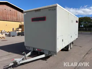 3xbadmobil Scanvogn - 1500kg