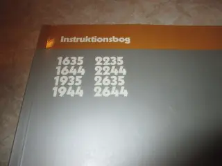Instruktionsbog Mercedes