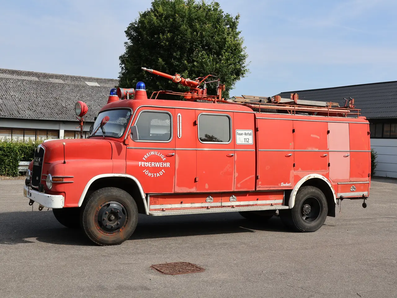 Billede 3 - Man 415 Veteran Brandbil, årg 1963