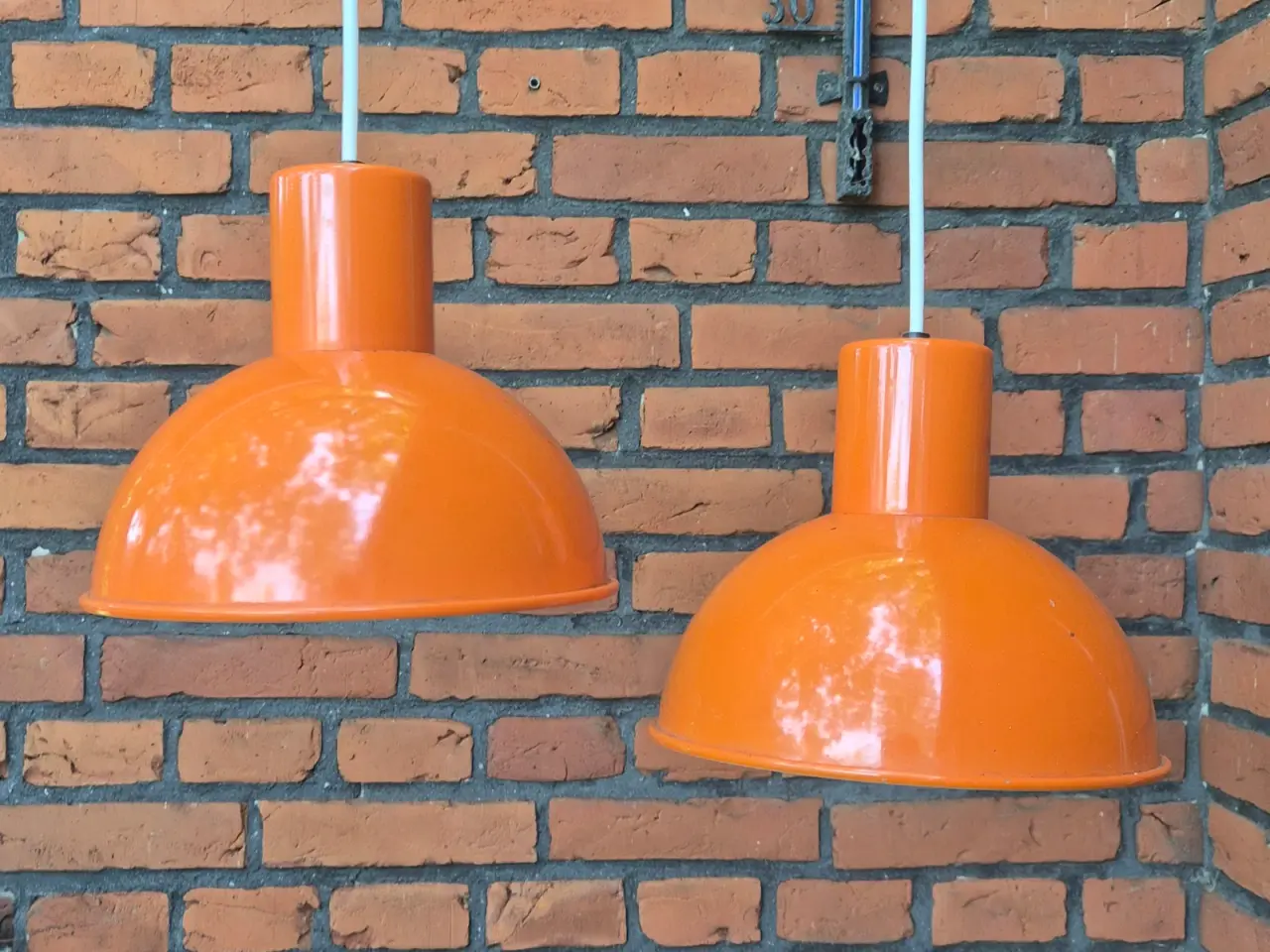 Billede 1 - To orange Mini Bunker med tilpas patina