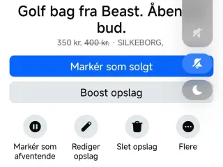 Golfbag fra Beast