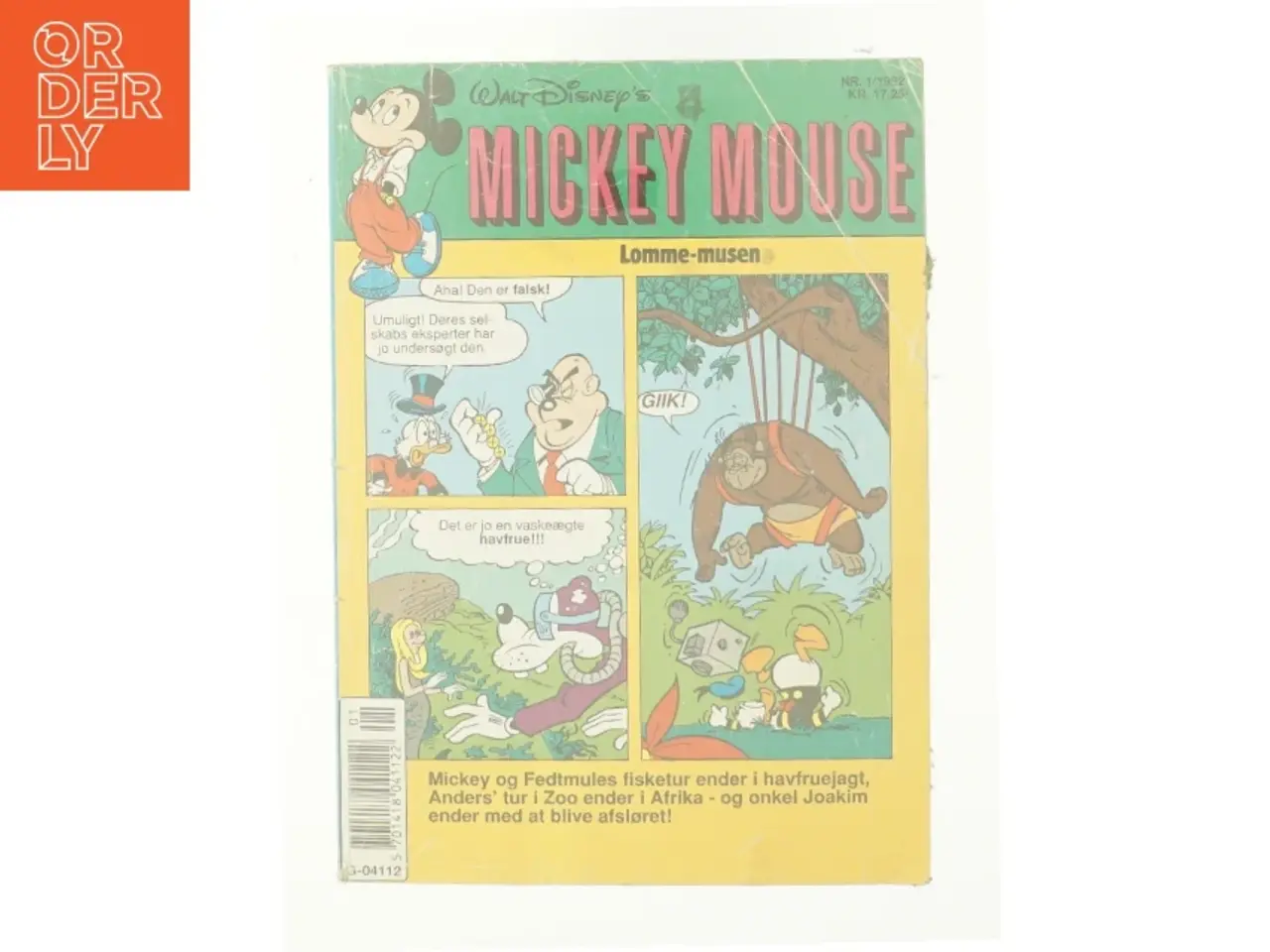 Billede 1 - Mickey Mouse Nr. 1/1992 : Lomme-musen fra Disney