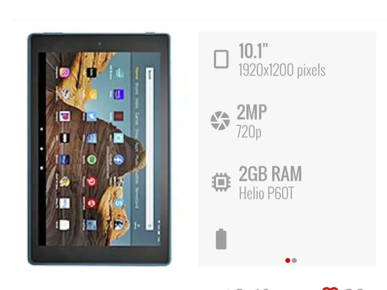 Billede 4 - Amazon Fire HD 10,1" tablet 32 GB lager/2 Gb Ram