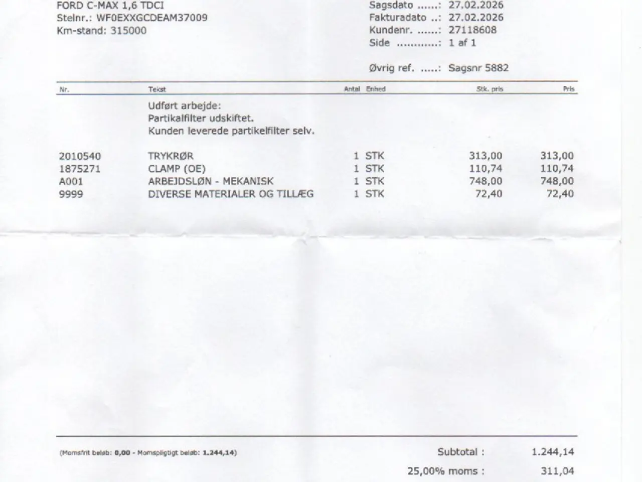 Billede 14 - Ford C-Max 1,6 Tdci