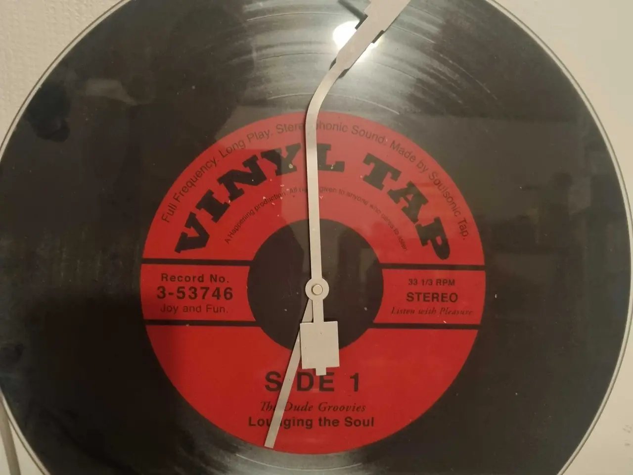 Billede 2 - Super fed Vægur som ligner en vinyl plade
