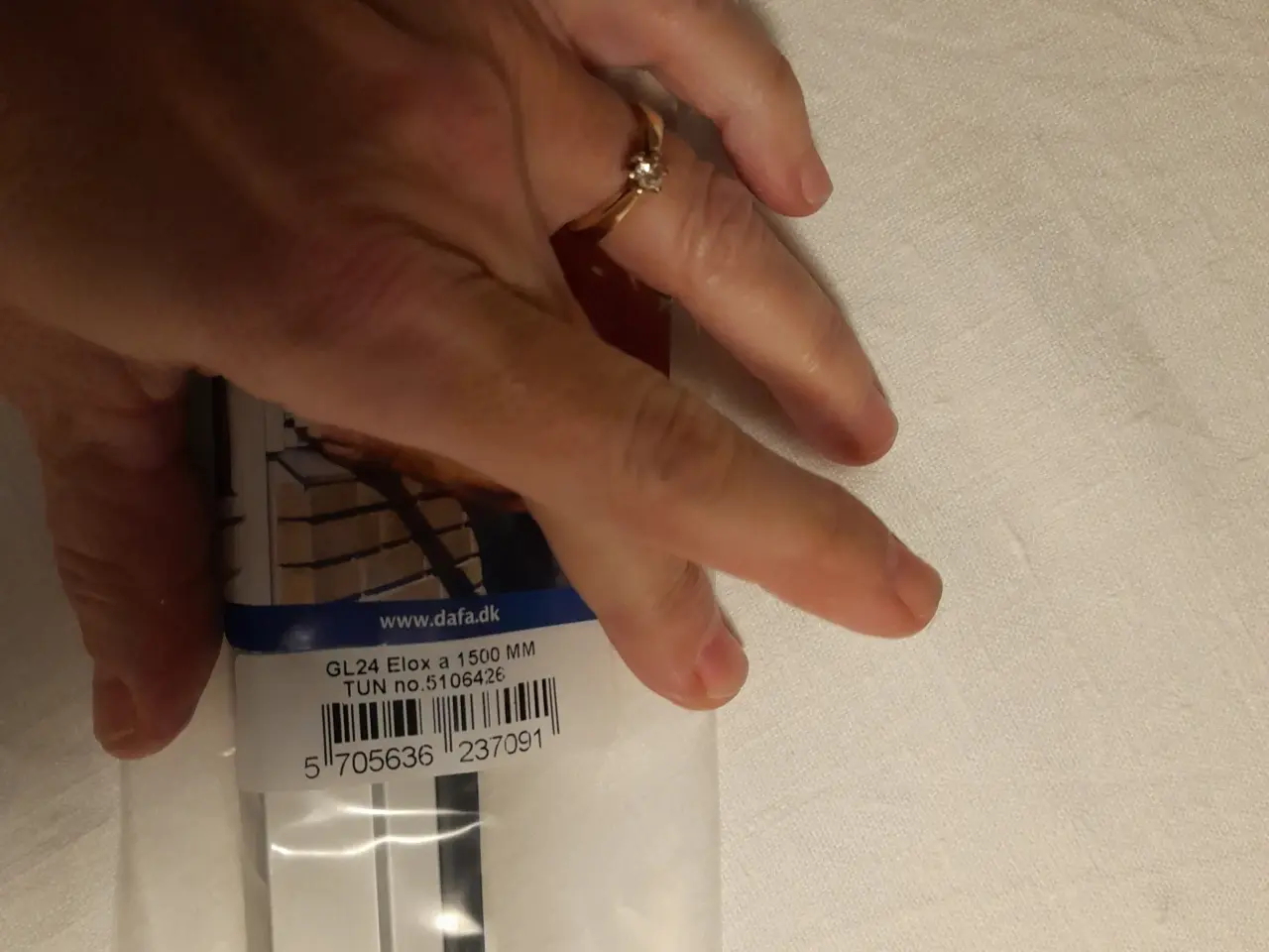 Billede 3 - Alu glaslister, eloxeret, 8 stk. 