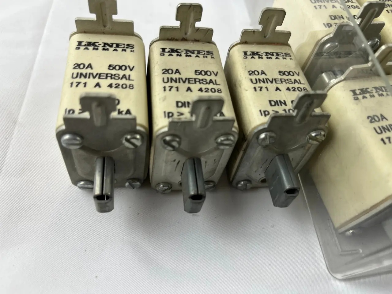 Billede 3 - LK-NES 171 A 4208 Fuse 20A 500V Universal DIN 00