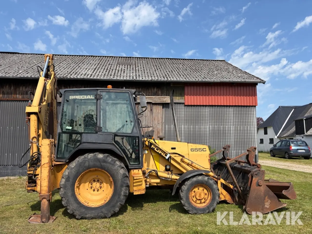 Billede 6 - Rendegraver Ford 655c med skovlpakke.