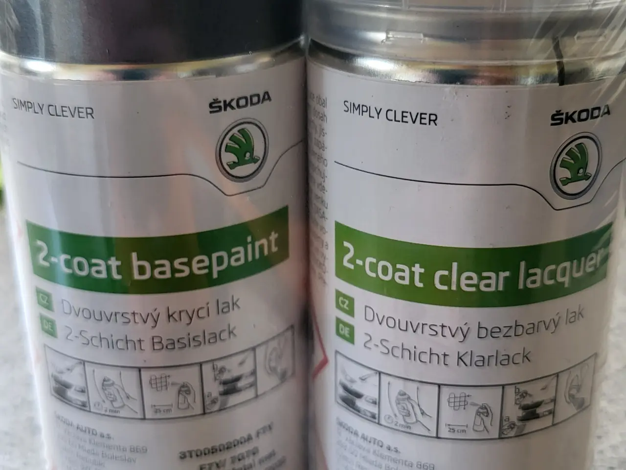 Billede 2 - Original spray maling til Skoda farve Gray Quartz 