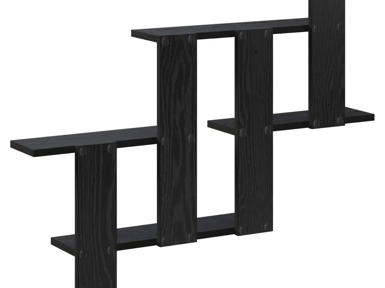 Billede 4 - Væghylde i sort eg 85 x 13,5 x 73,5 cm