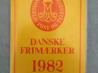 Danmark årsmappen 1982 postpris 56,20kr afa 160