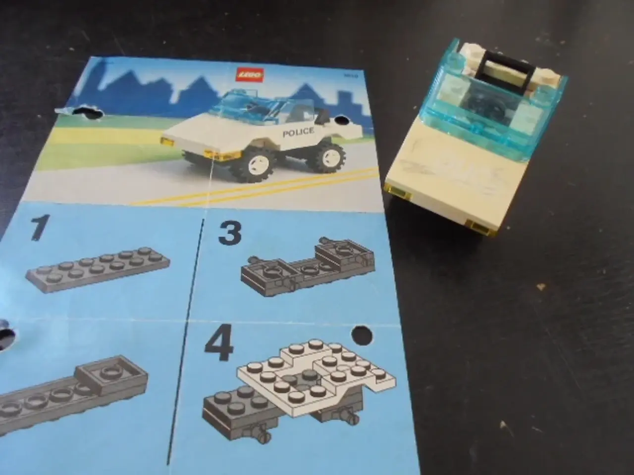 Billede 1 - LEGO 6324 Chopper cop  Fin stand  