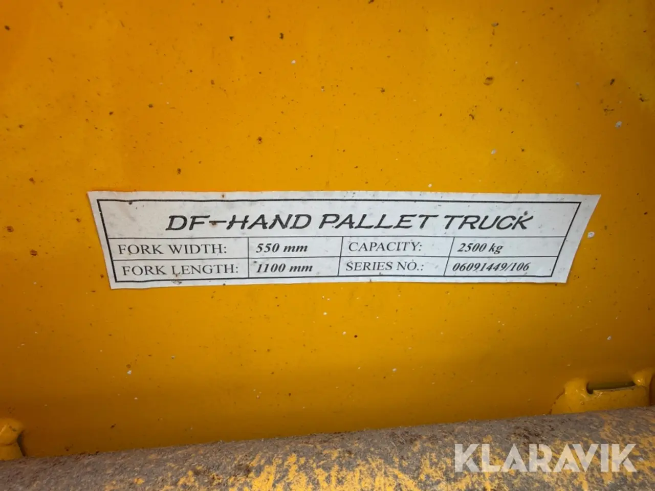 Billede 6 - Palleløfter - 2500kg