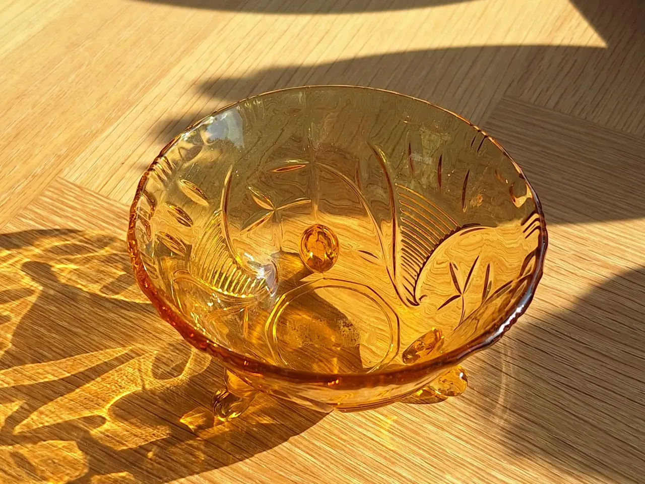 Billede 3 - Skål i presset glas