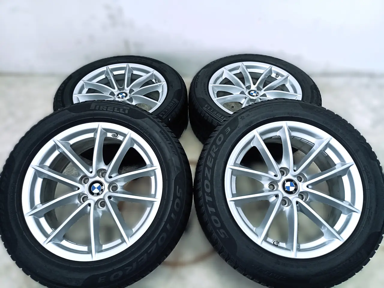 Billede 3 - 5x112 17" ET27 nav 66,6ø BMW vintersæt inkl.TPMS