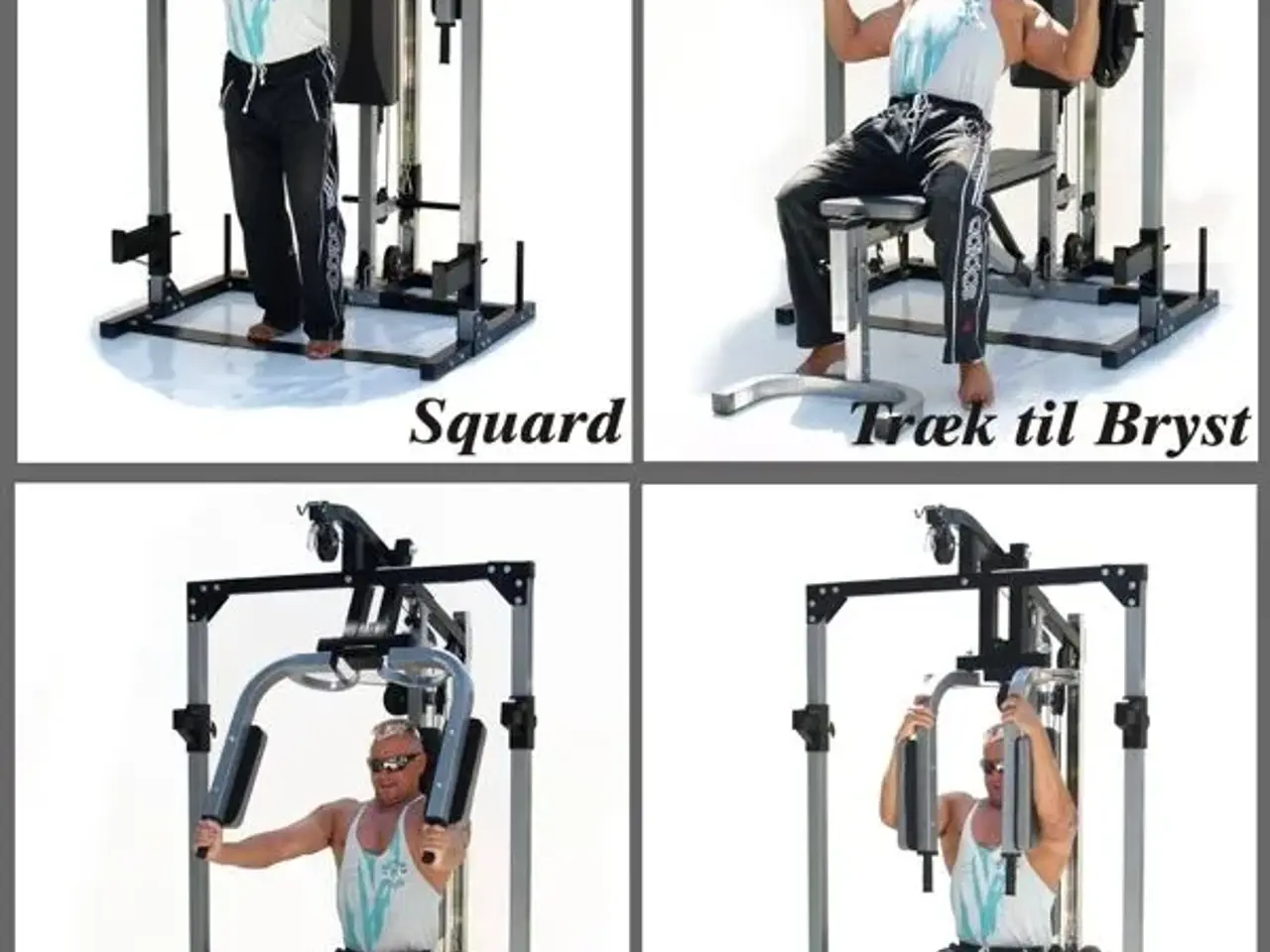 Billede 5 - Træningsmaskine/fitnessudstyr sæt m. vægtskiver