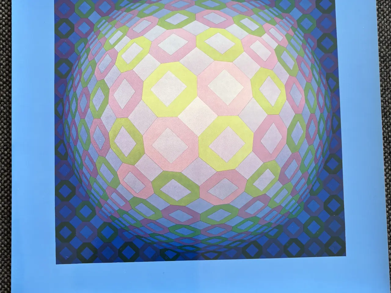 Billede 1 - Plakat Monografisk tryk af VASARELY