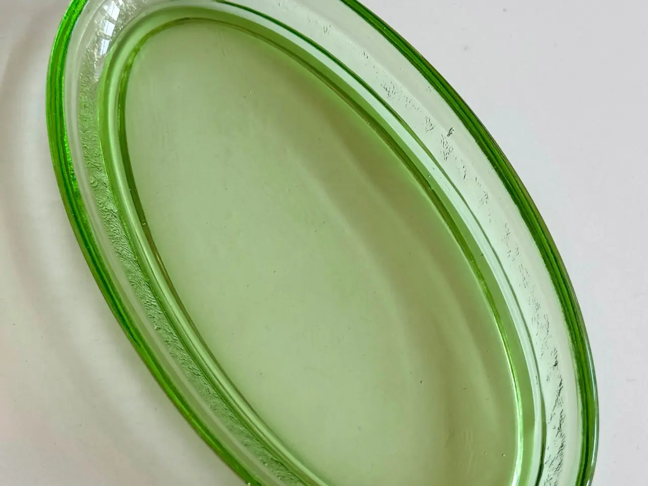 Billede 2 - Oval glasbakke