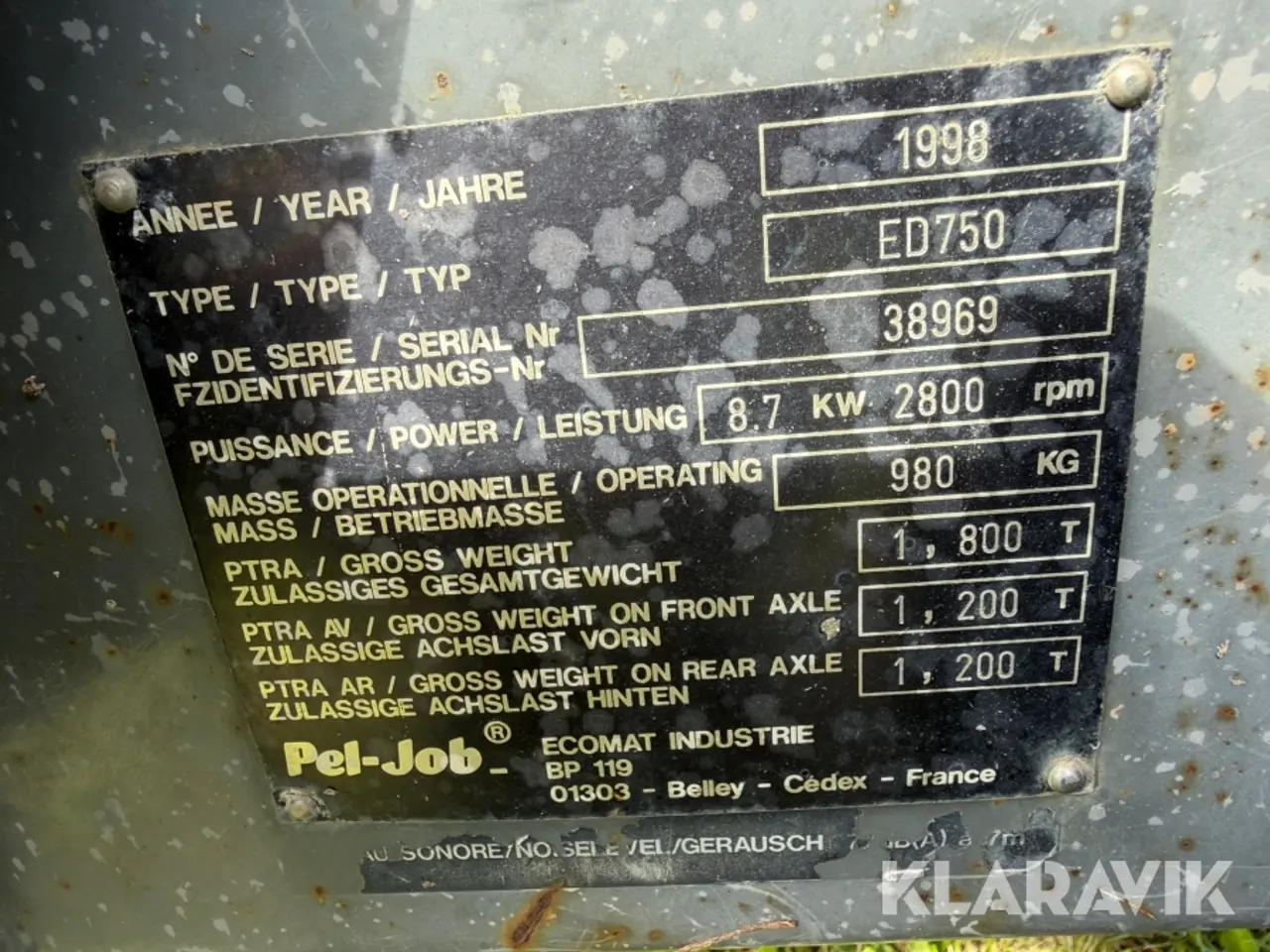 Billede 3 - Dumper Pel-Job ED750