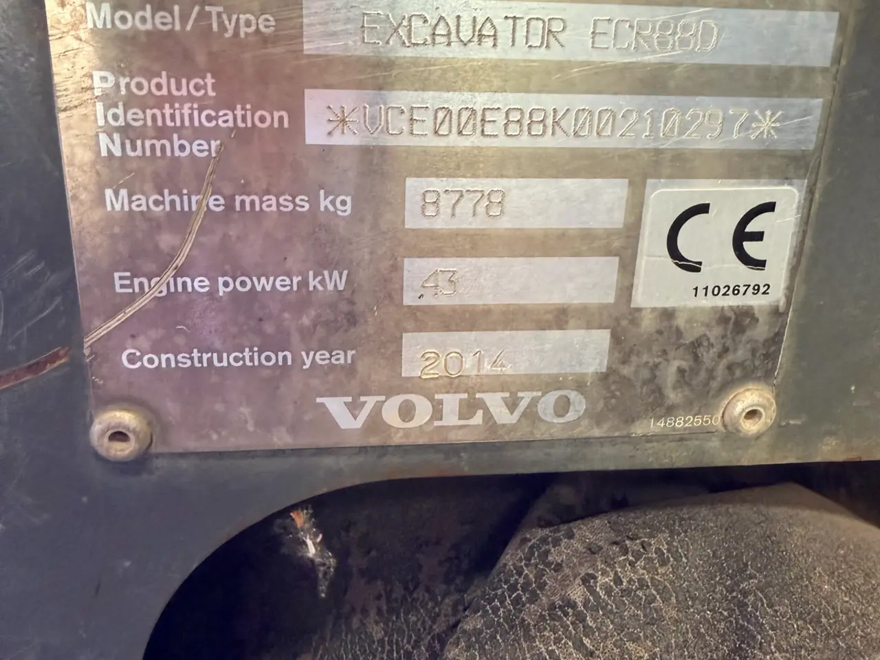 Billede 7 - Stor Volvo gravemaskine 8,7tons