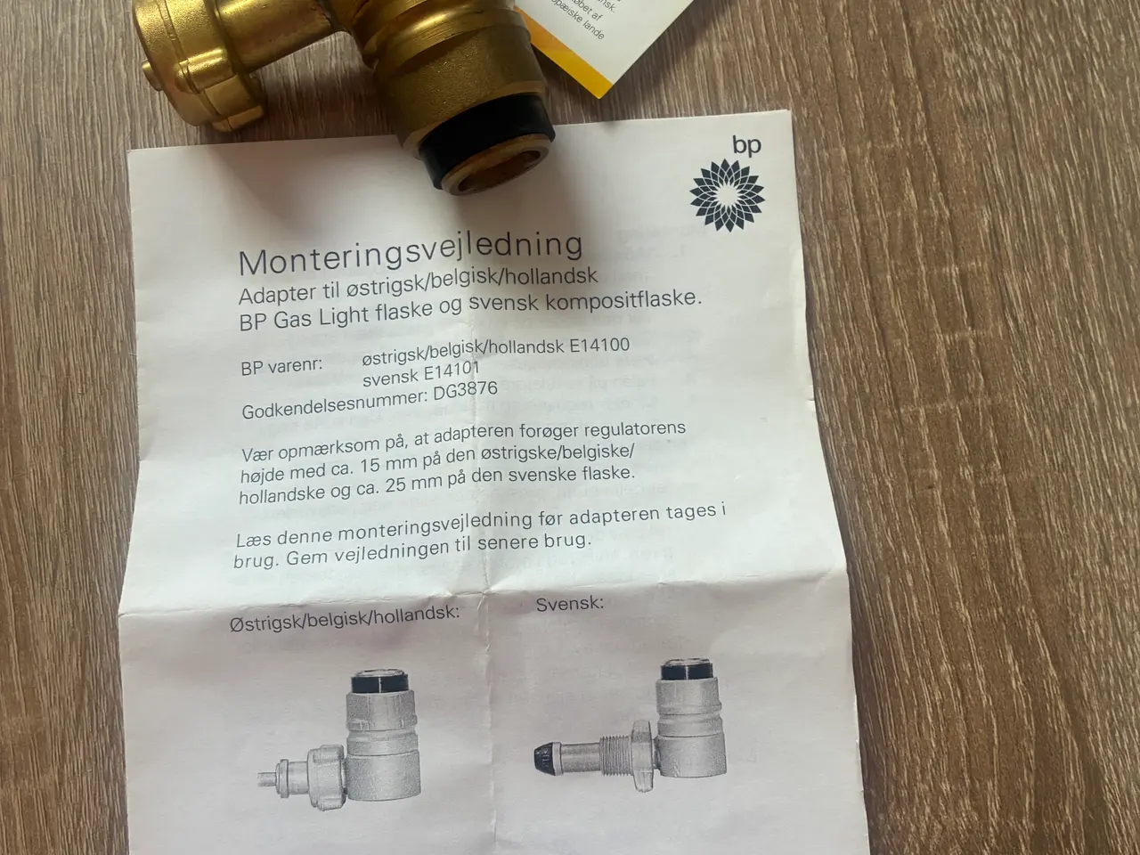 Billede 4 - Gas adapter