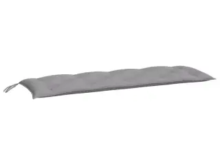 Hynde til havebænk 150x50x7 cm oxfordstof grå