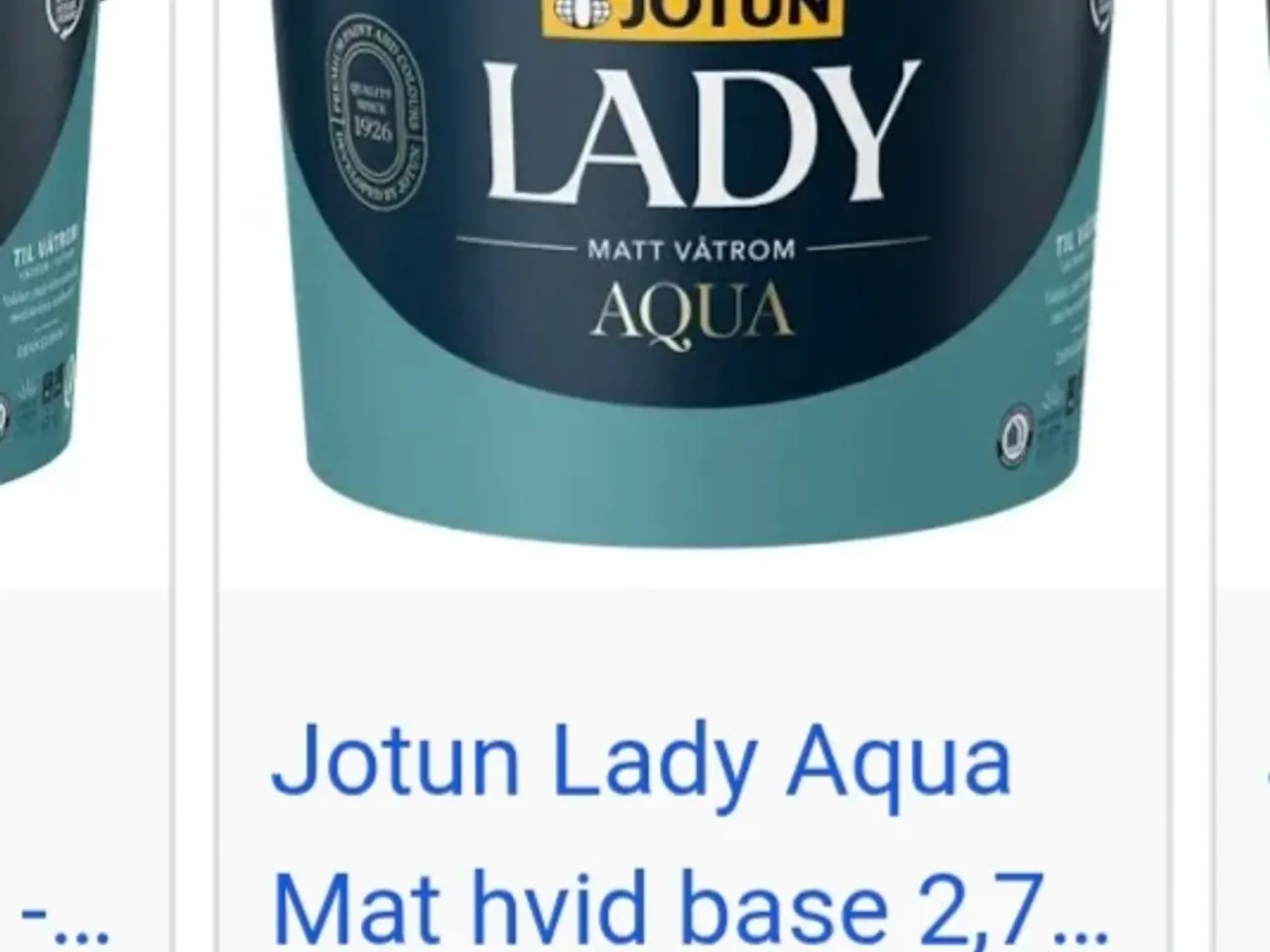 Billede 5 - 1,8 liter Jotun sort vådrumsmaling 