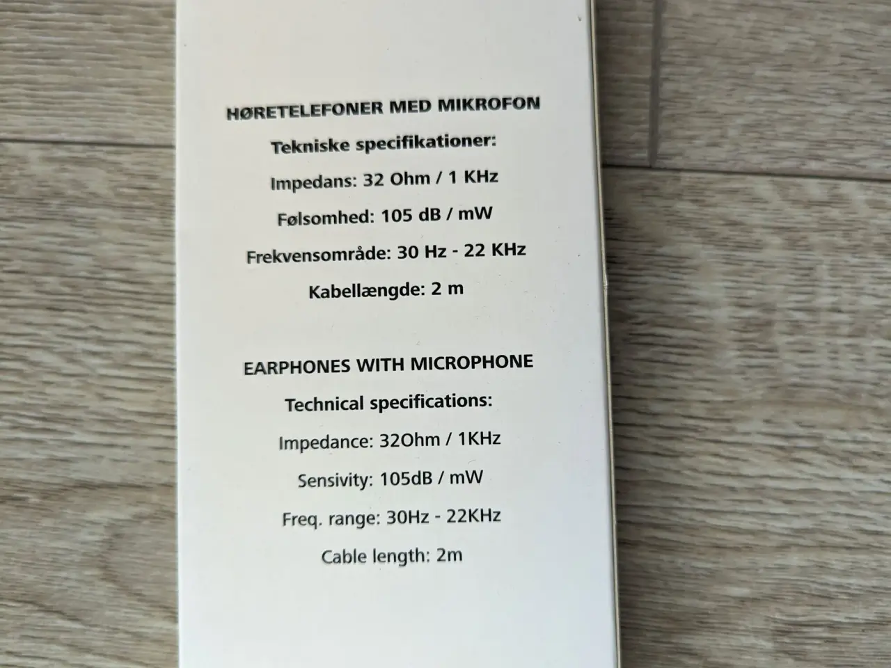 Billede 2 - Høretelefoner med mikrofon til iphone smartphone *
