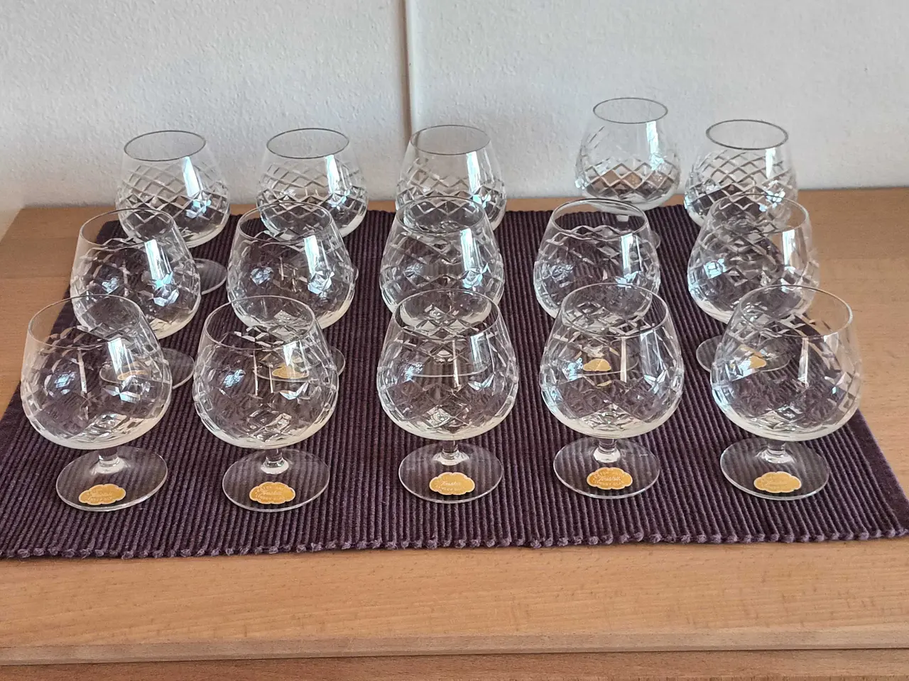 Billede 1 - EATON krystalglas fra Lyngby Glas, Cognac og Likør
