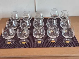 EATON krystalglas fra Lyngby Glas, Cognac og Likør