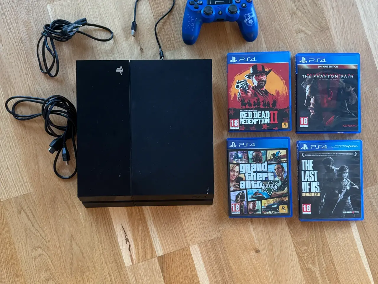 Billede 1 - PlayStation 4 + 4 spil + controller
