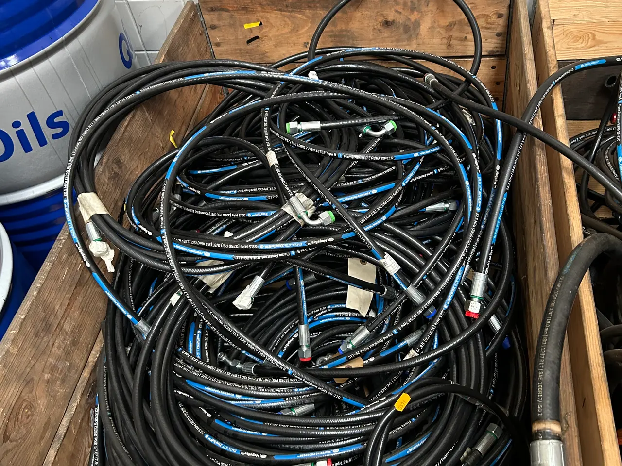 Billede 1 - Palle med hydraulikslanger