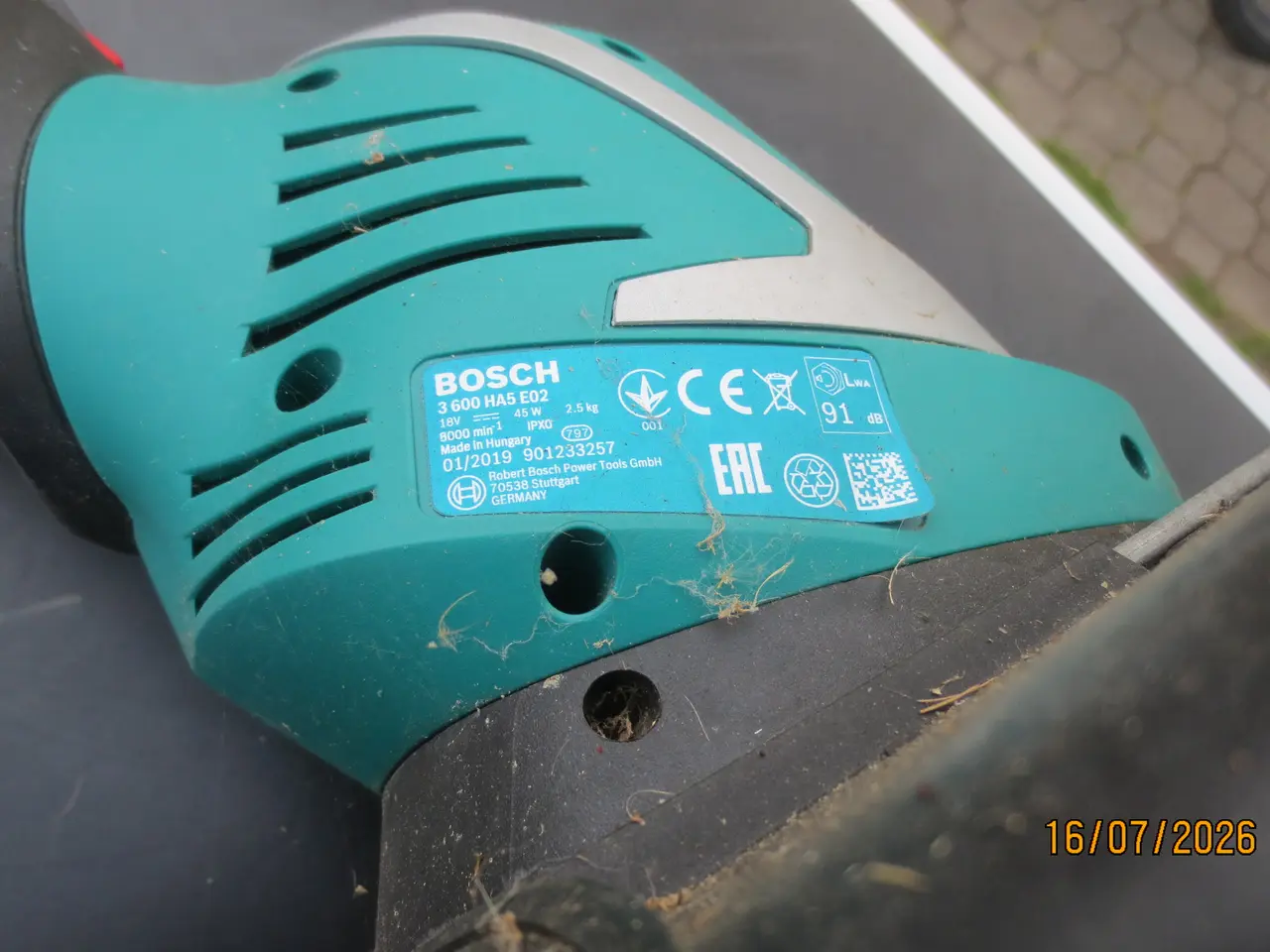 Billede 5 - 1 stk Bosch Batteri Græstrimmer model 18-260