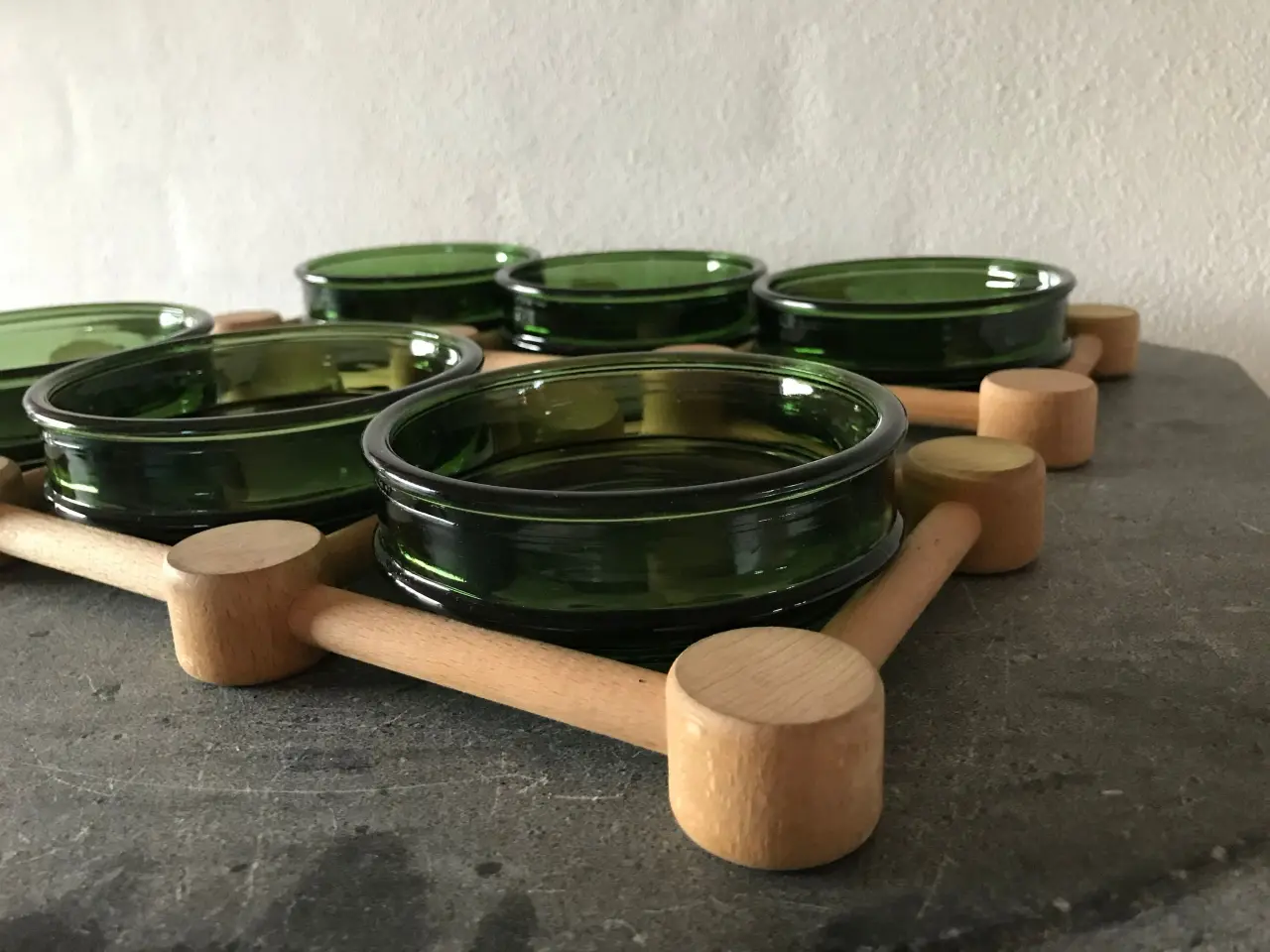 Billede 2 - Nissen' retro cabaretfade (egetræ / glas)
