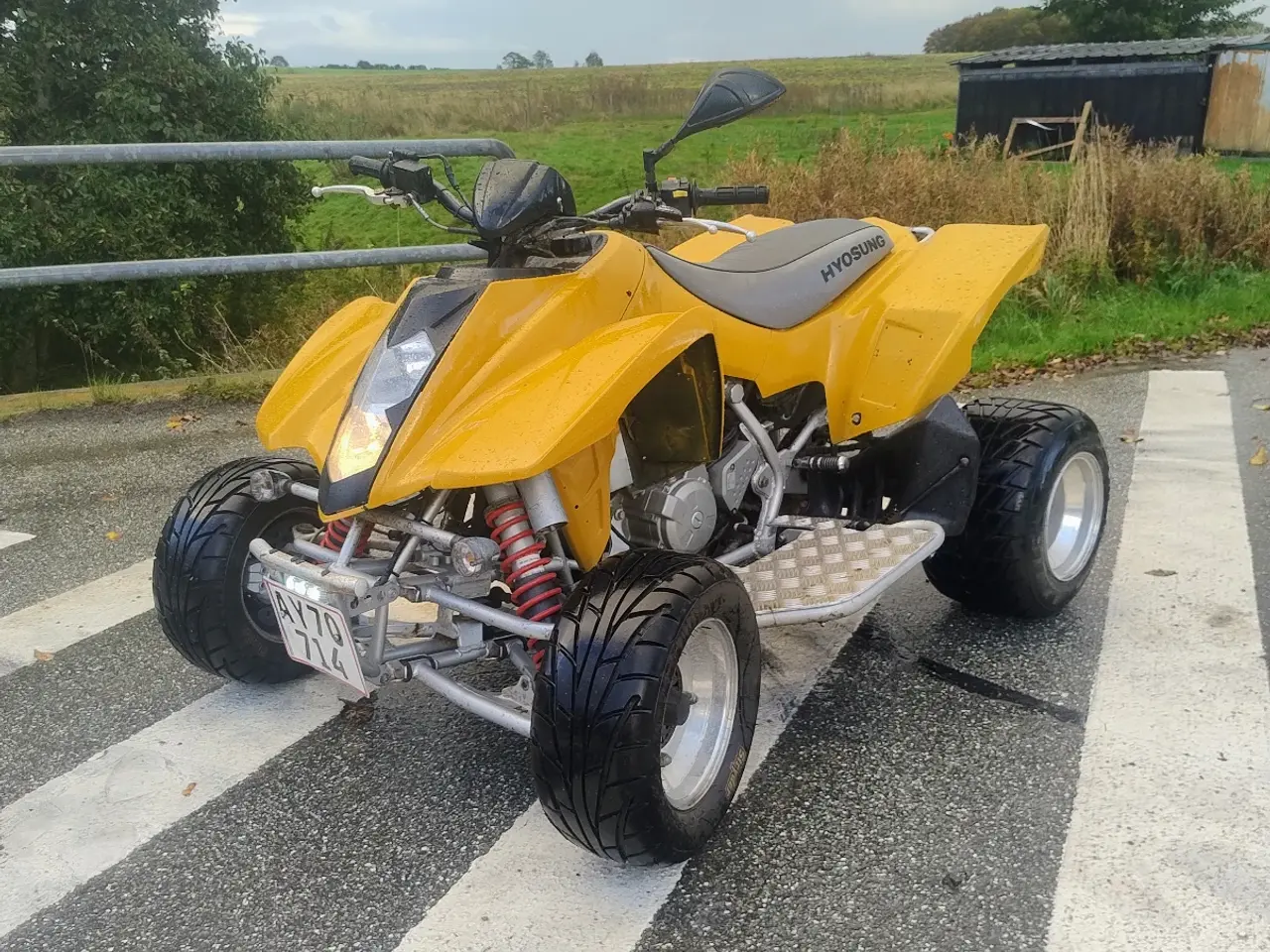 Billede 7 - Hyusong te 450 ATV på bil plader 