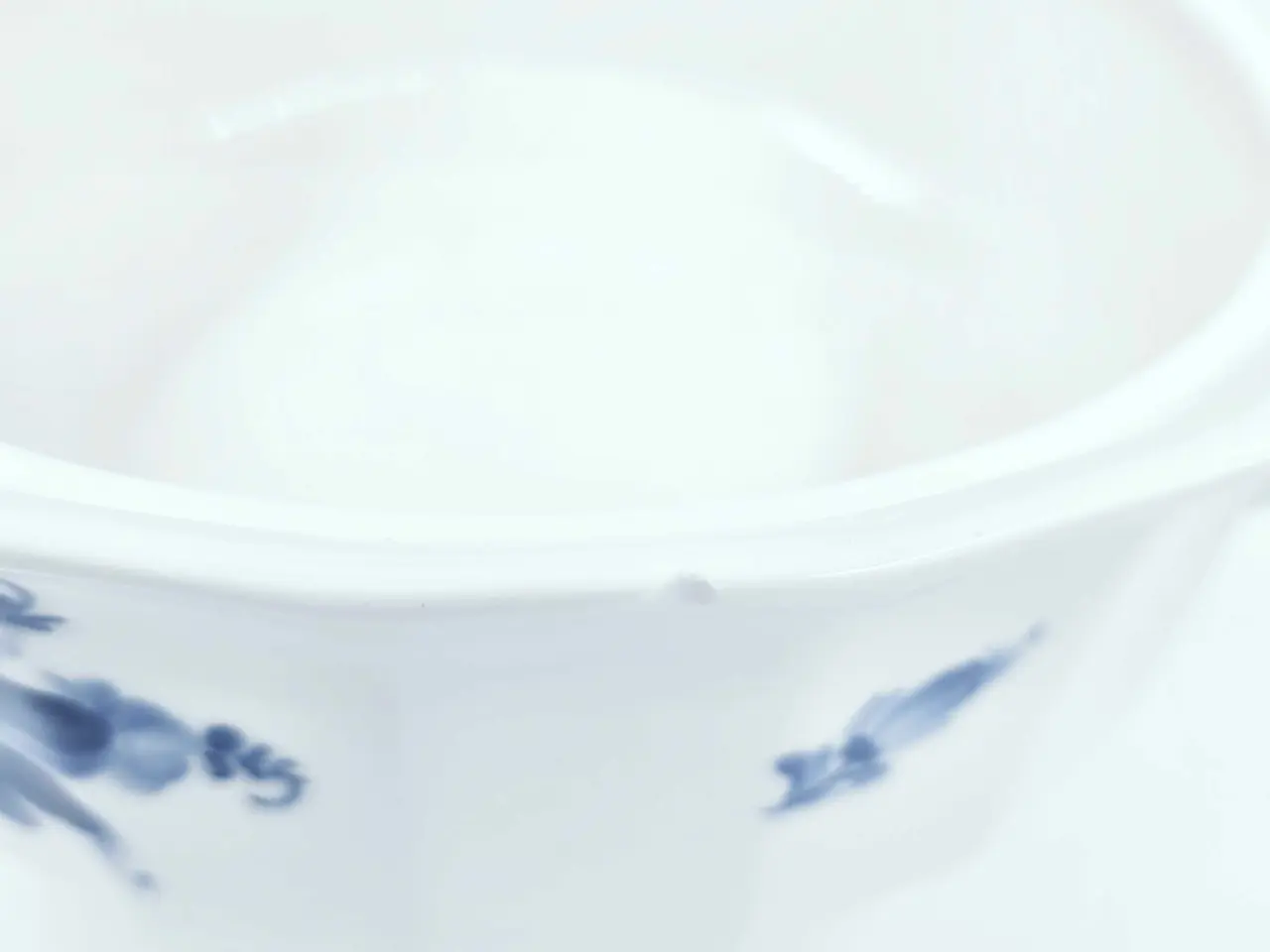 Billede 11 - Blå Blomst kantet terrin Porcelæn