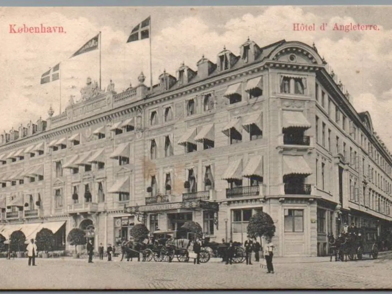 Billede 1 - København - Hotel d Àngleterre  - Postkort - Brugt