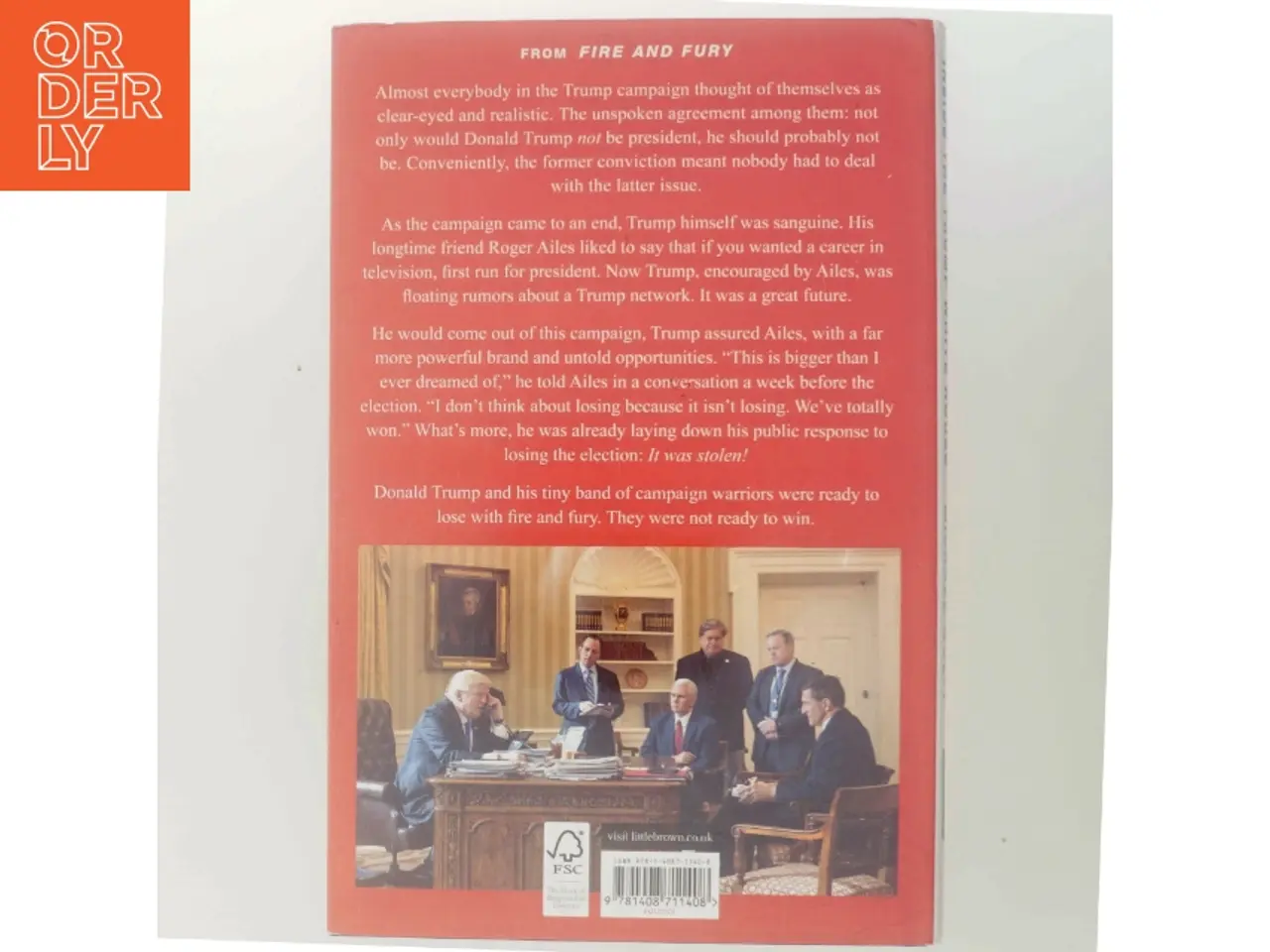 Billede 3 - Fire and fury : inside the Trump White House af Michael Wolff (Bog)