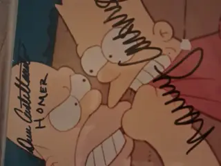 Simpsons autograf 