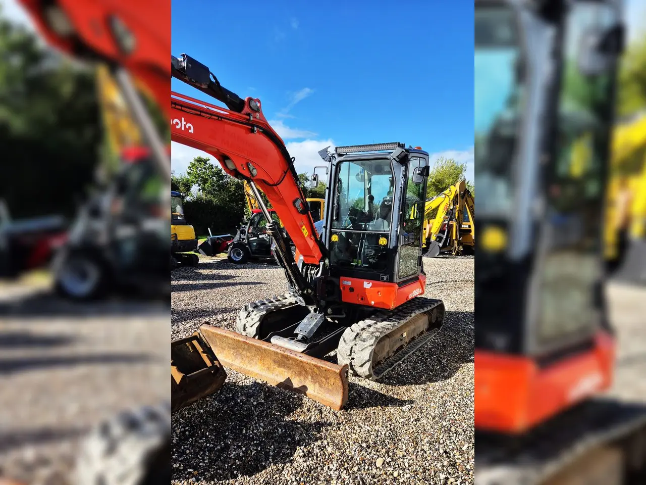 Billede 4 - Kubota KX060-5 / Rotortilt og centralsmøring / Komplet skovlpakke