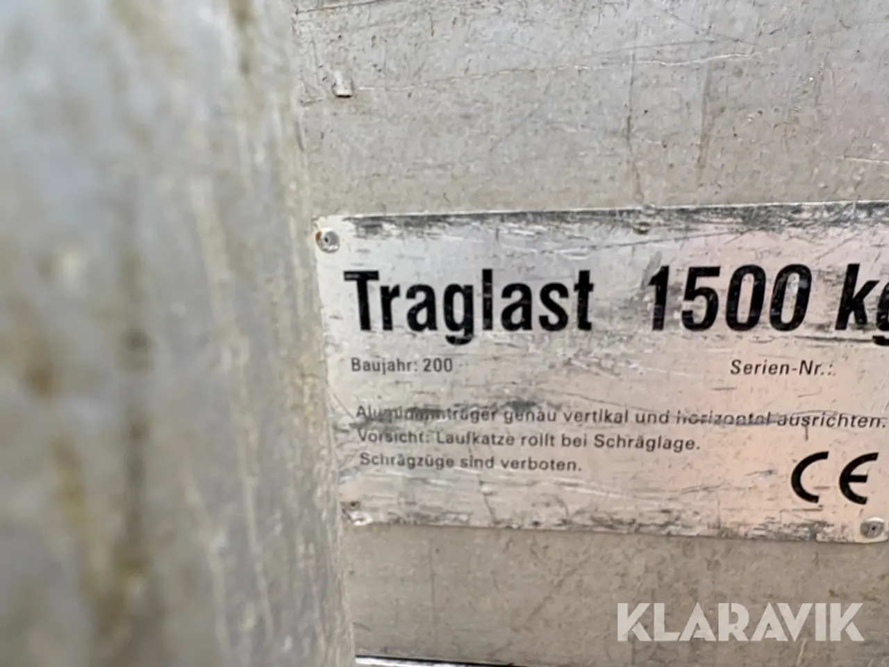 Billede 5 - Løftebom 1500kg Feltes