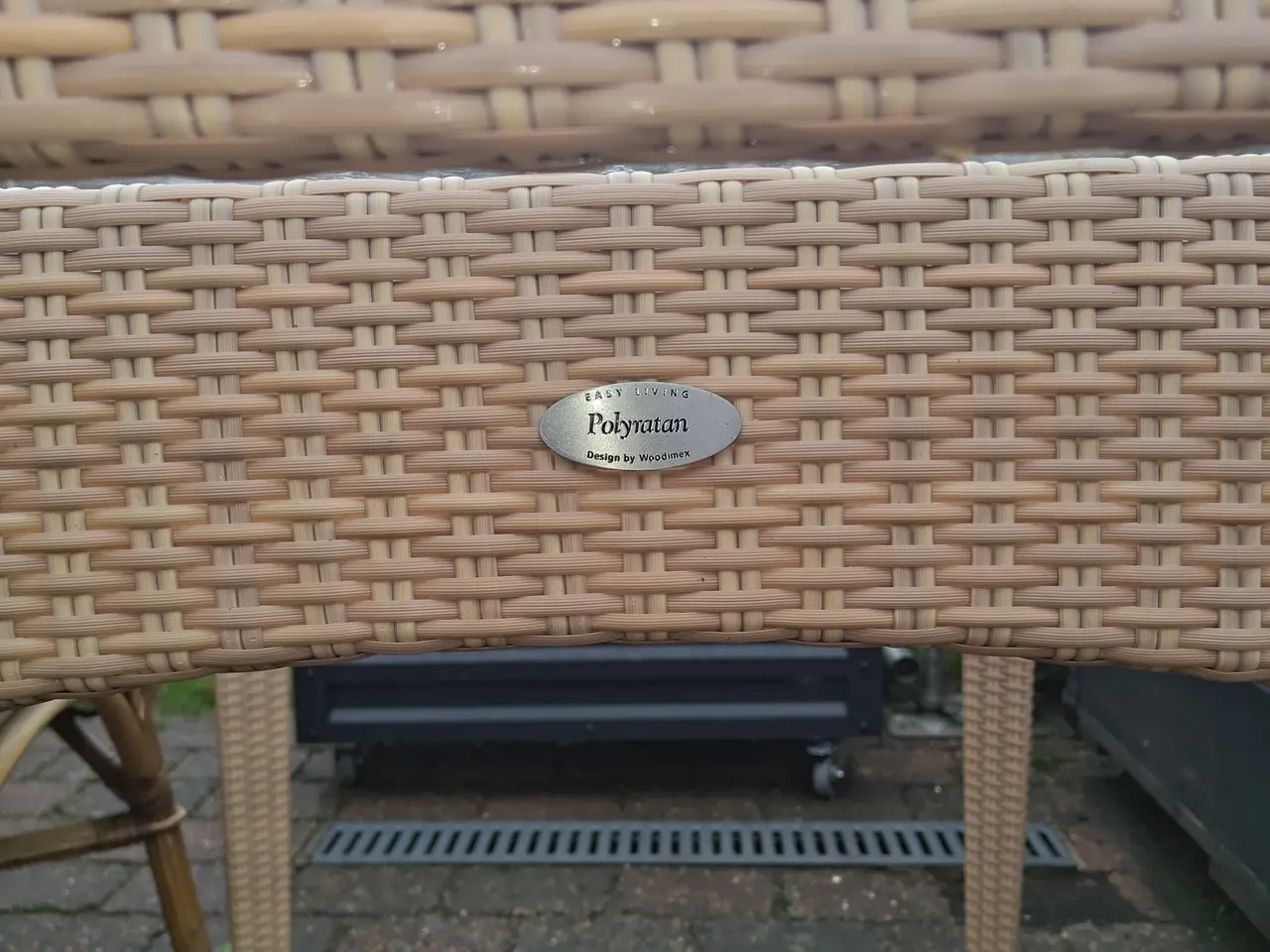Billede 4 - Havebord i polyrattan m. to stole