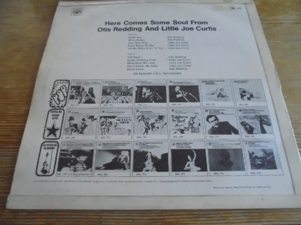 Billede 2 - LP: Otis Redding and Little Joe Curtis