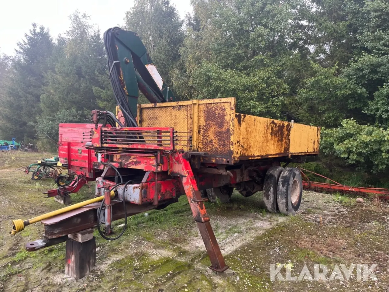 Billede 2 - Tipvogn med Kevlar kran og tang