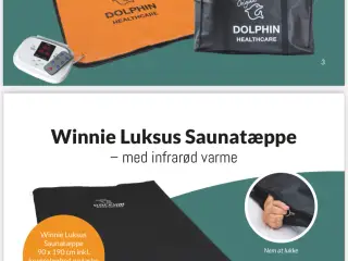 Helt nyt sauna tæppe