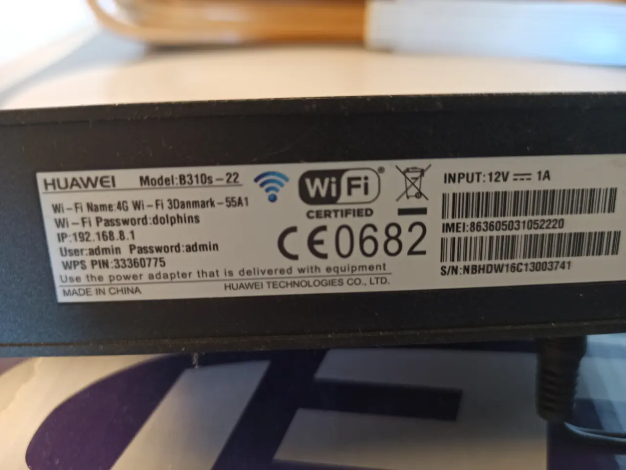 Billede 2 - Router til Simkort Huawei