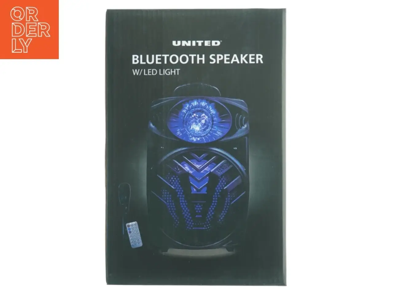 Billede 1 - Bluetooth højttaler med LED-lys fra United (str. 36,8 x 24 x 19,5 cm)