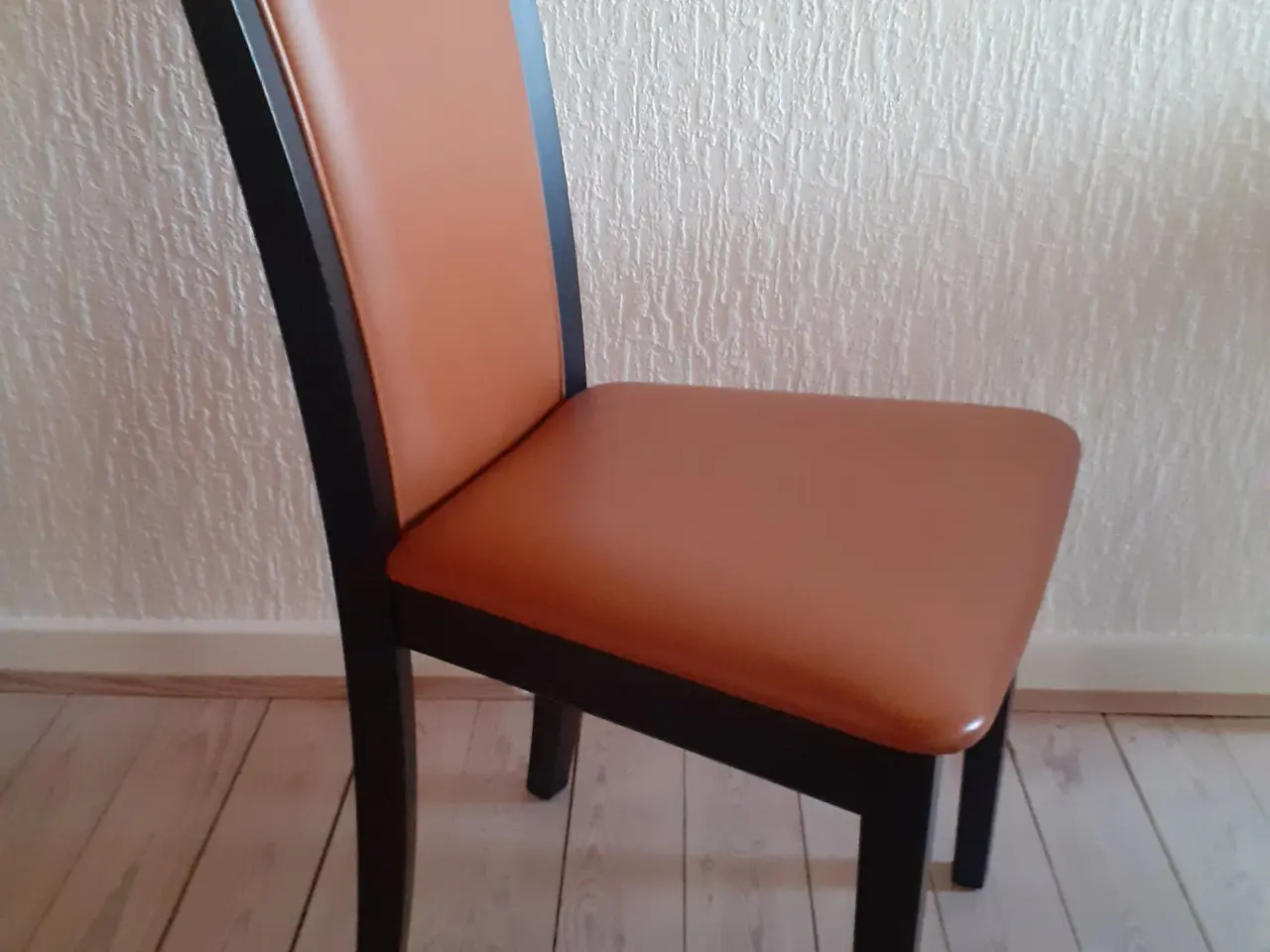 Billede 1 - Skovby stol SM 64 sort wengé/calvados  læder 