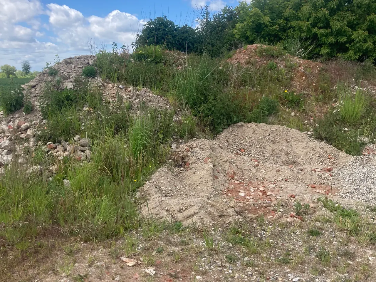 Billede 1 - Knust tegl og beton til vejfylf