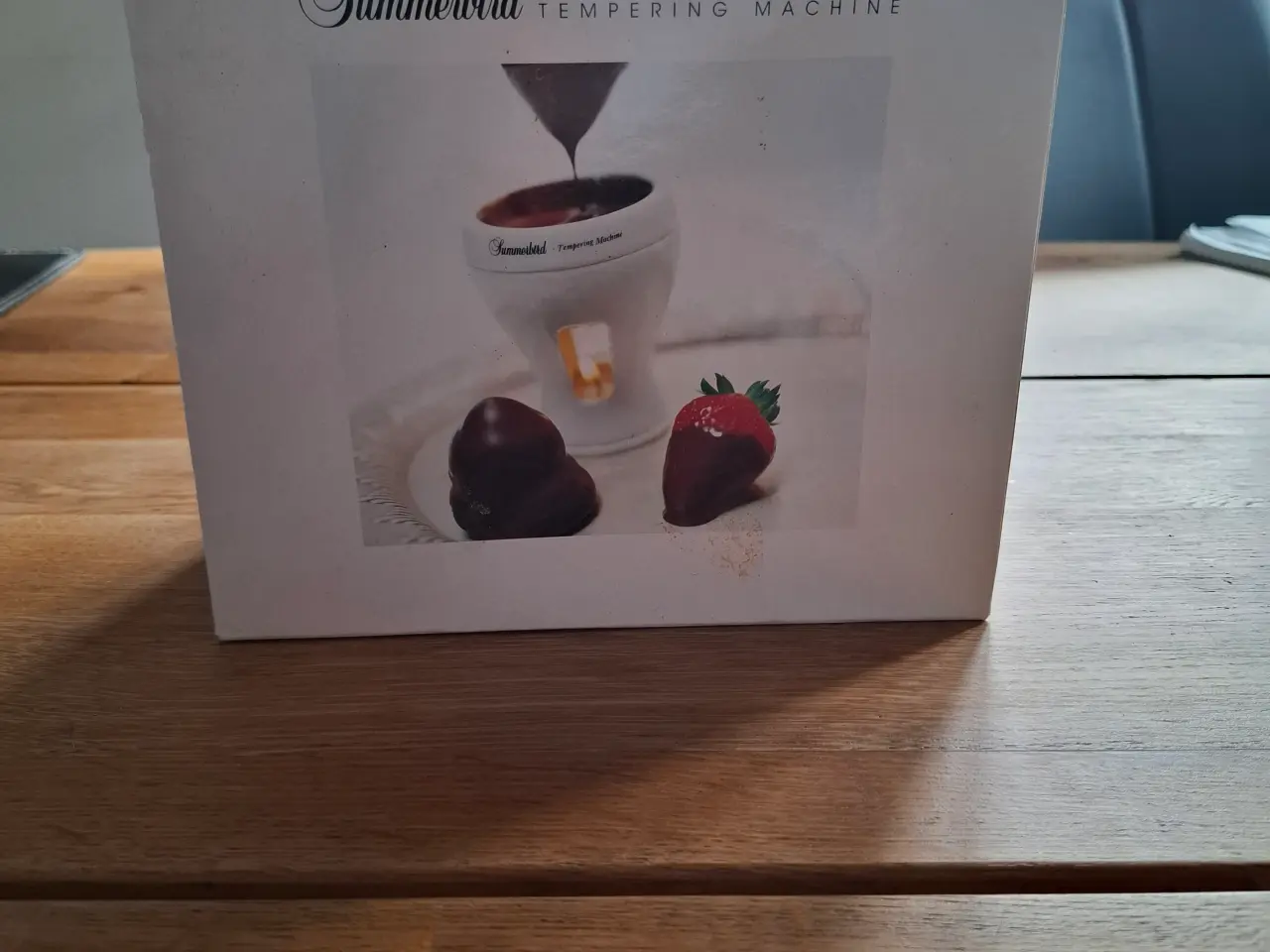 Billede 1 -  chokoladefondue sæt hvid